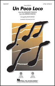 Un Poco Loco Two-Part choral sheet music cover Thumbnail